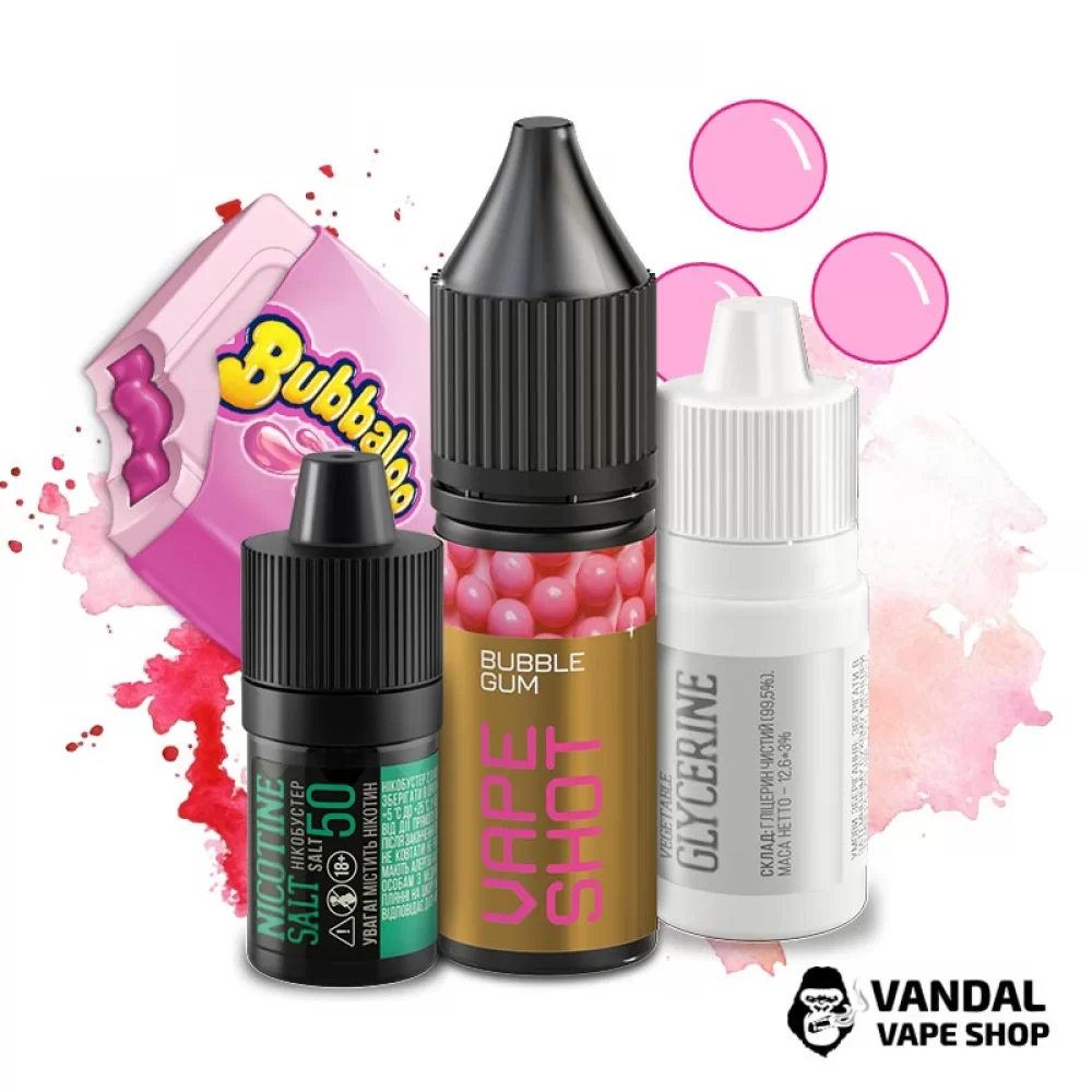 Набір для самозамісу Vape Shot 15 мл 25 мг зі смаком жуйки