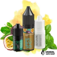 Набор Vape Shot 15 мл 25 мг - Passion fruit-mint
