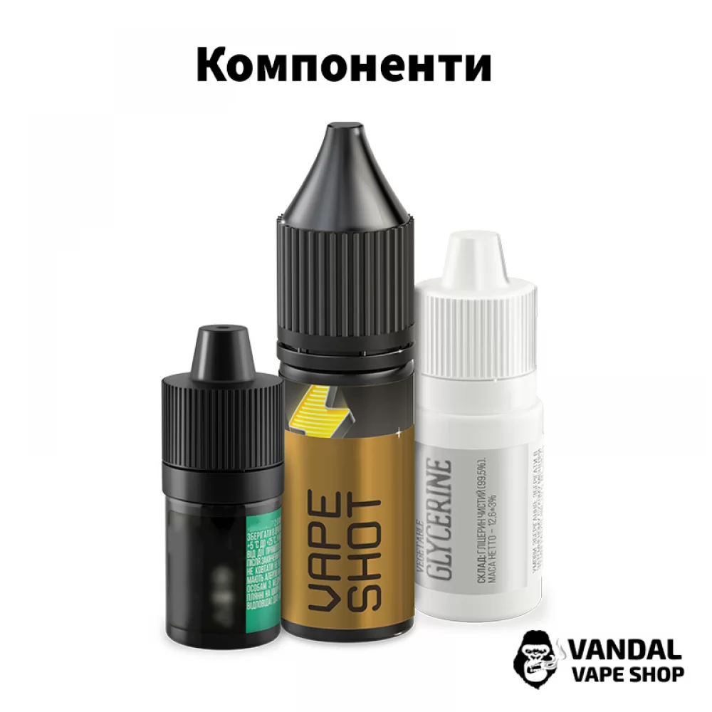 Набор для самозамеса Vape Shot 15 мл 65 мг со вкусом холодных ягод