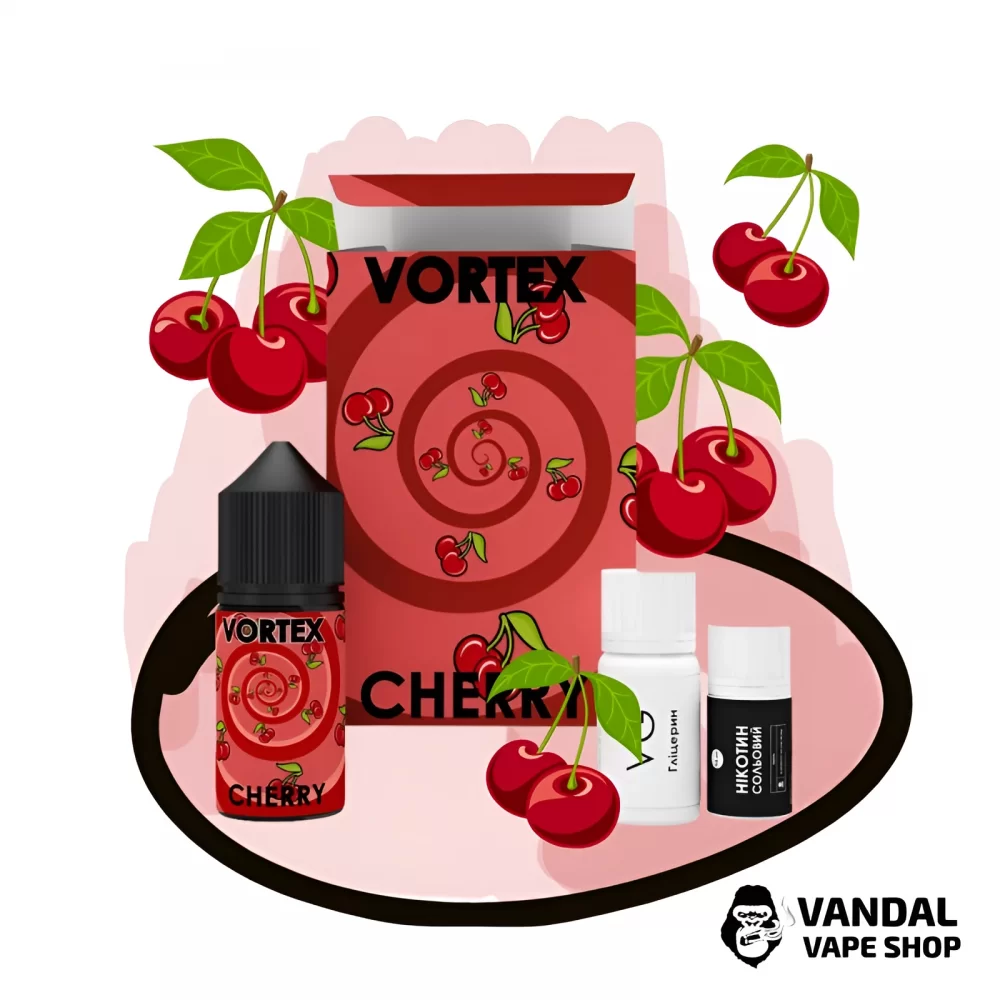 Набор для самозамеса Vortex 30 мл 50 мг со вкусом вишни