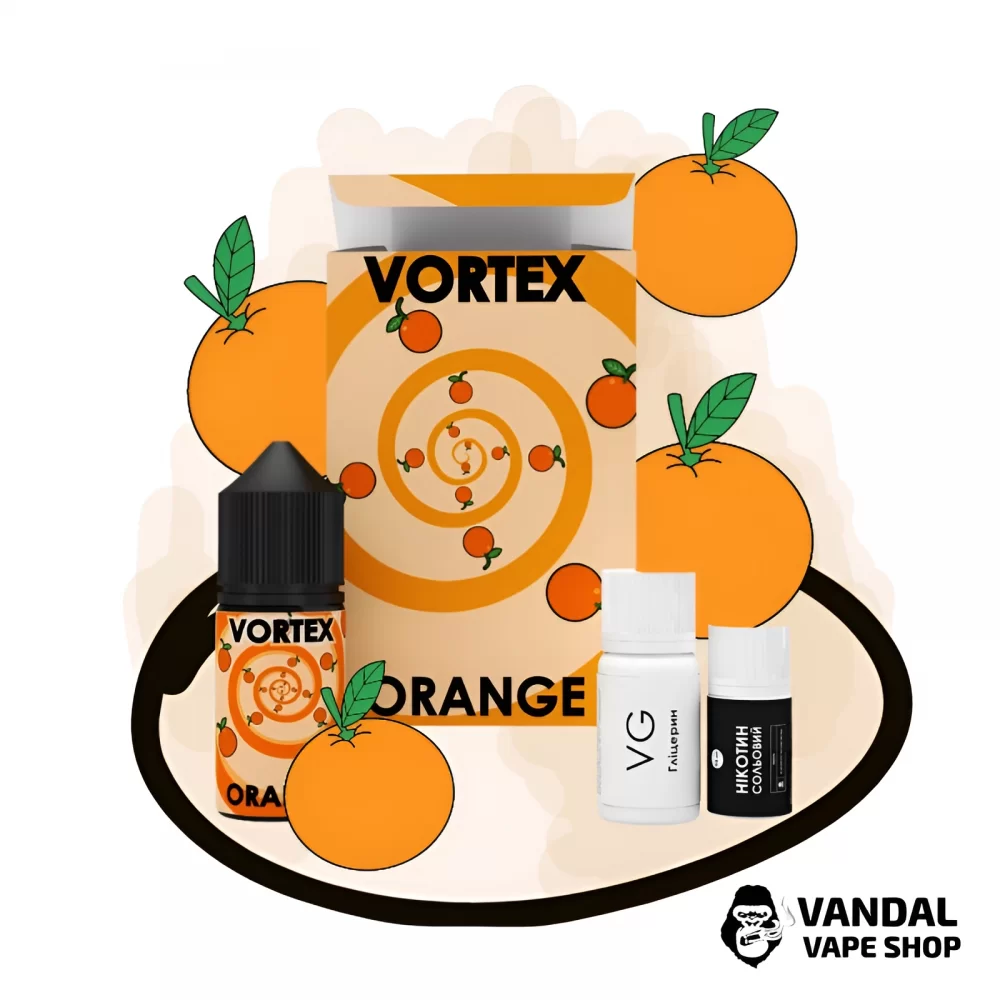 Набор для самозамеса Vortex 30 мл 50 мг со вкусом апельсина