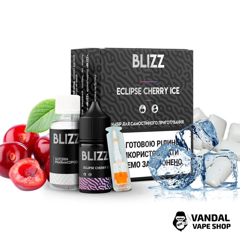 Набор для самозамеса Blizz 30 мл 65 мг со вкусом вишневой жвачки с холодком