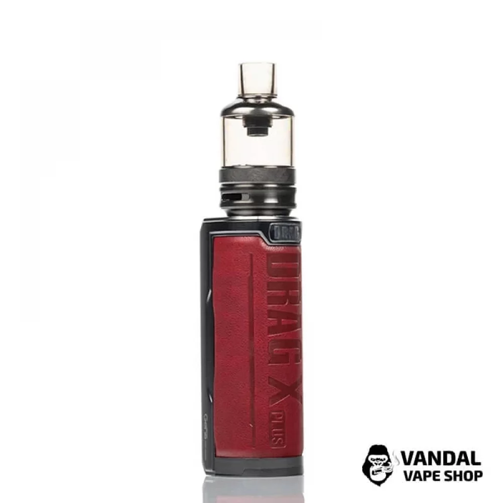 Стартовий набір VOOPOO DRAG X Plus Pod Mod Kit 100W в бордовому кольорі