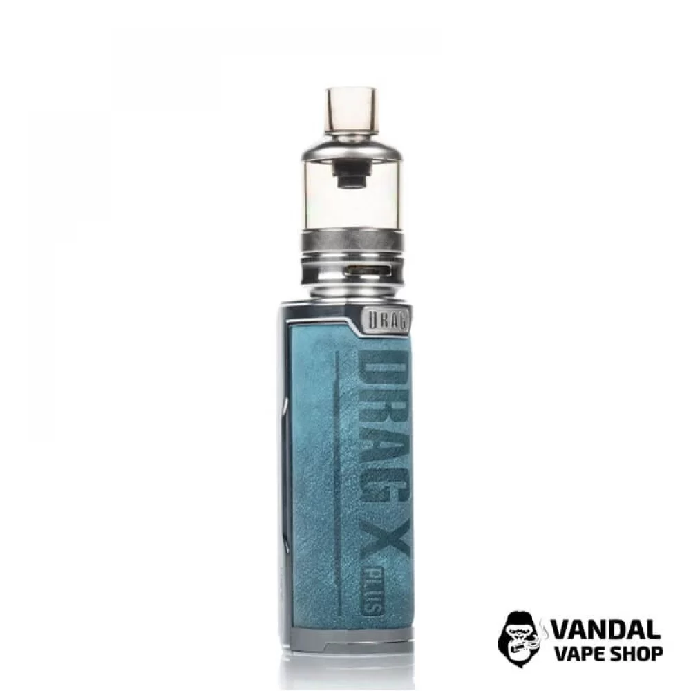 Стартовый набор VOOPOO DRAG X Plus Pod Mod Kit 100W в голубом цвете