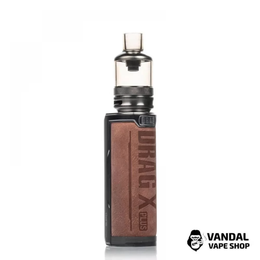 Стартовый набор VOOPOO DRAG X Plus Pod Mod Kit 100W в коричневом цвете