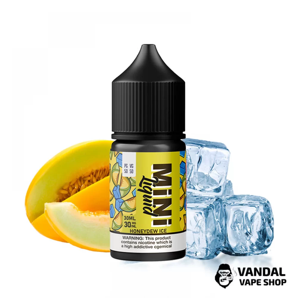 Жидкость Mini Liquid - 30 мл на солевом никотине 30 мг со вкусом медовой дыни с холодком Жидкость Mini Liquid - 30 мл на солевом никотине 30 мг со вкусом медовой дыни с холодком