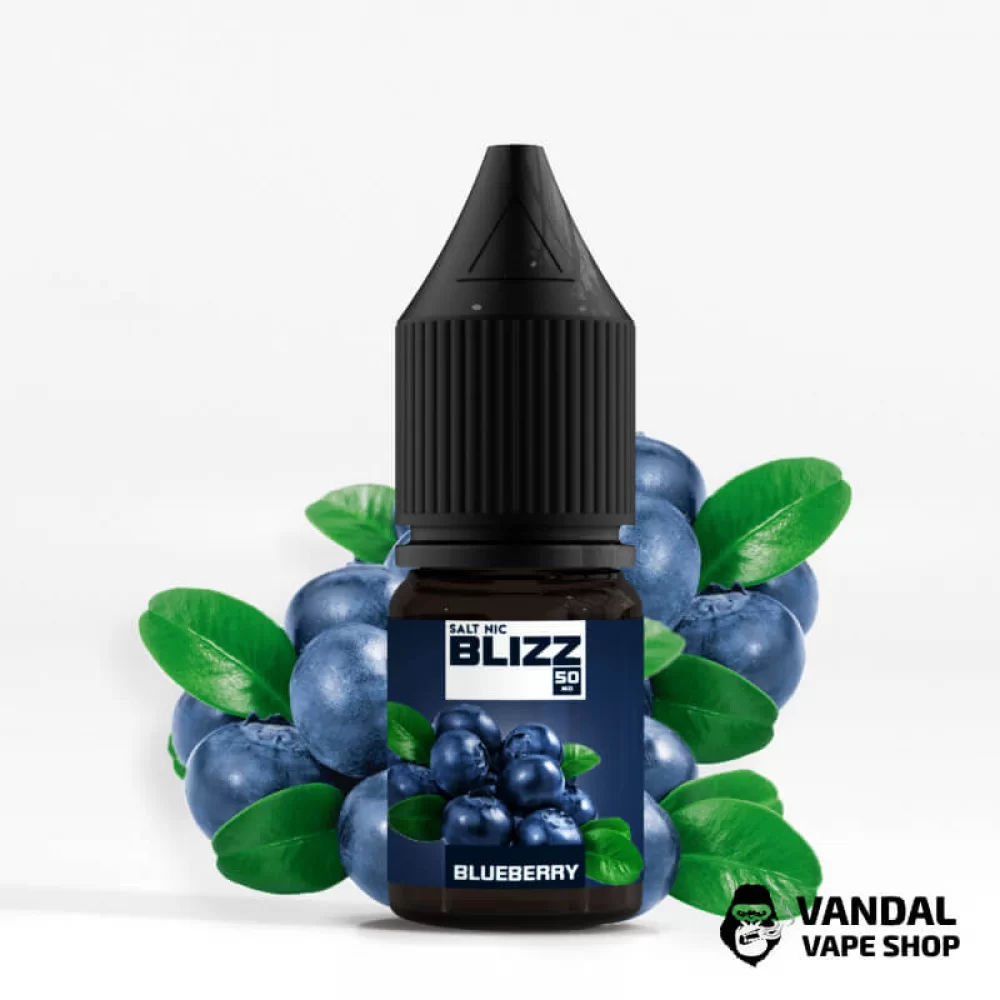 ЖИДКОСТЬ Blizz Salt 10 мл НА СОЛЕВОМ НИКОТИНЕ 50 мг со вкусом черники