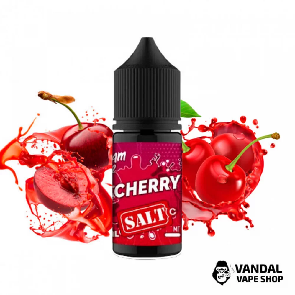 ЖИДКОСТЬ M-Jam V2 Salt 30 мл НА СОЛЕВОМ НИКОТИНЕ 25 мг со вкусом вишни