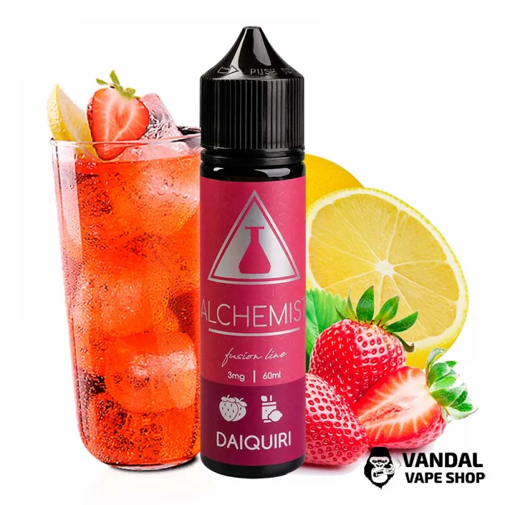 Жидкость Alchemist FL 60 мл на органическом никотине 3 мг со вкусом лимонада с клубникой