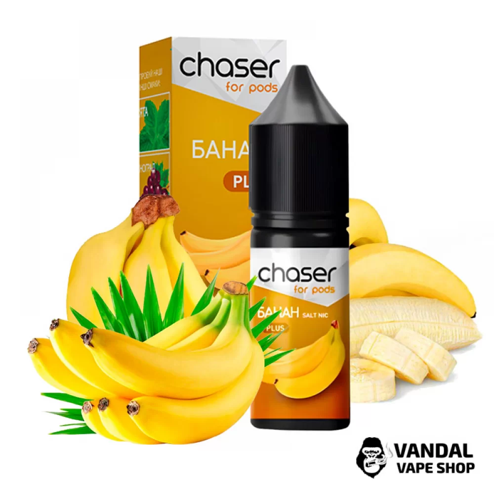 ЖИДКОСТЬ Chaser ForPods 15 мл, 50 мг НА СОЛЕВОМ НИКОТИНЕ со вкусом банана
