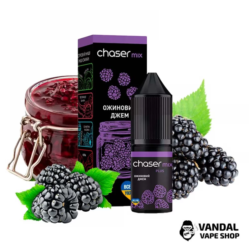 ЖИДКОСТЬ Chaser Mix SALT - 10 мл 50 мг НА СОЛЕВОМ НИКОТИНЕ СО ВКУСОМ Ежевичного Джема ЖИДКОСТЬ Chaser Mix SALT - 10 мл 50 мг НА СОЛЕВОМ НИКОТИНЕ СО ВКУСОМ Ежевичного Джема