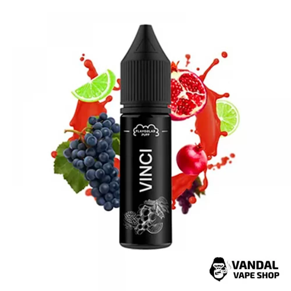 Жидкость Flavorlab Vinci 15 мл 50 мг на солевом никотине со вкусом смородины, граната и лайма Жидкость Flavorlab Vinci 15 мл 50 мг на солевом никотине со вкусом смородины, граната и лайма