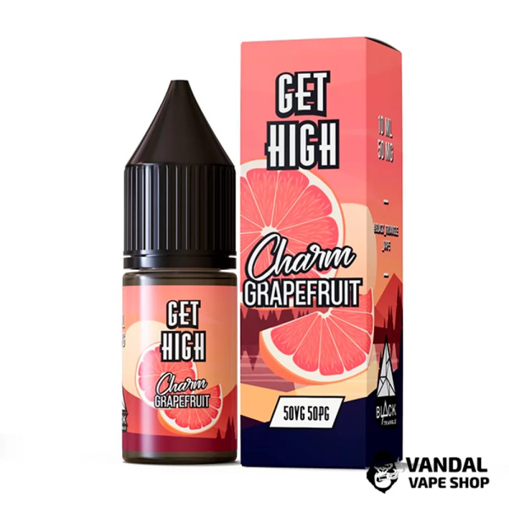 ЖИДКОСТЬ Get High - 10 мл НА СОЛЕВОМ НИКОТИНЕ 50 мг со вкусом грейпфрута