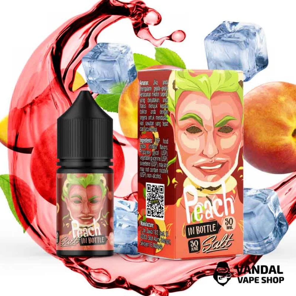 Жидкость In Bottle Salt 30 мл на солевом никотине 30 мг со вкусом персика