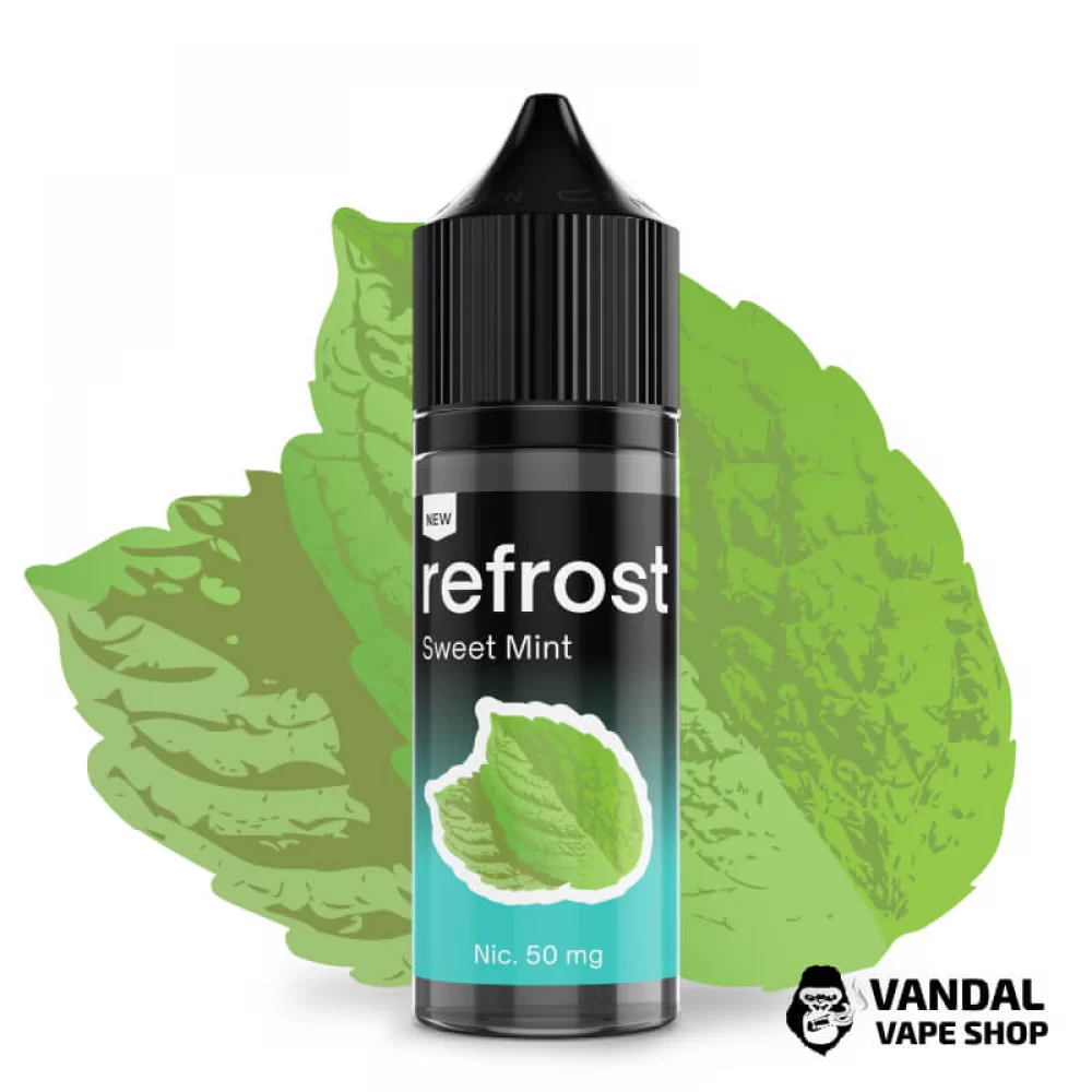 ЖИДКОСТЬ Refrost Salt 15 мл НА СОЛЕВОМ НИКОТИНЕ 30 мг со вкусом сладкой мяты