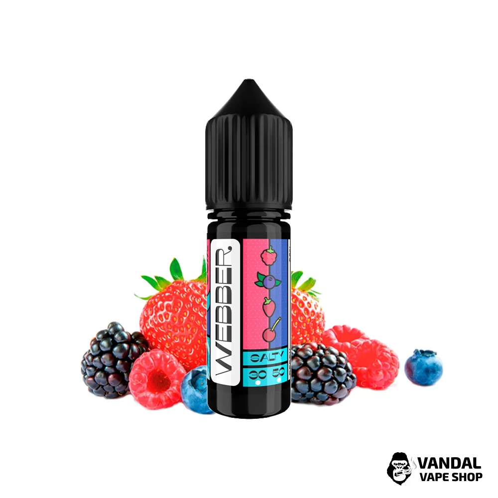 ЖИДКОСТЬ Webber SLT - Berry Cooler 15 мл 30 мг - со вкусом Ягод с холодком