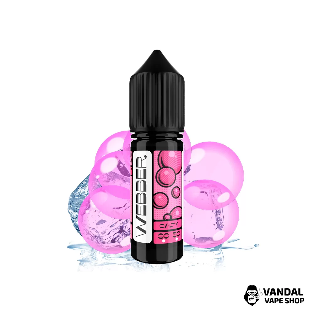 ЖИДКОСТЬ Webber SLT - Mint Bubble Gum 15 мл 30 мг - со вкусом мятной сладкой жвачки