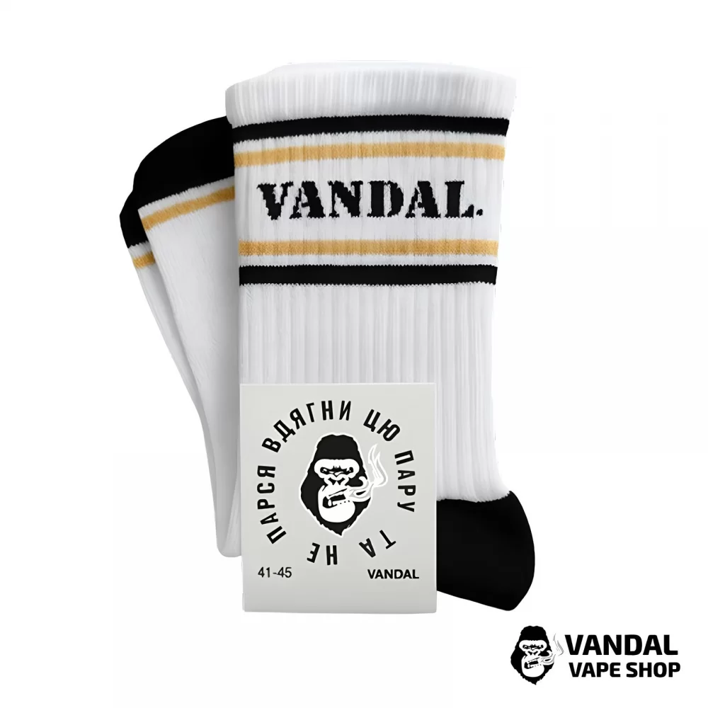 Брендированные носки Vandal Vape размер 41-45