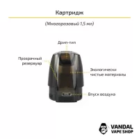 Картридж Justfog Minifit 1.6 Ом