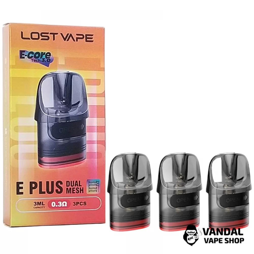 Картридж для Lost Vape E Plus Dual Mesh 0.3 Ом для Thelema Elite 40  ( Не є взаємозамінним з Ursa Nano)