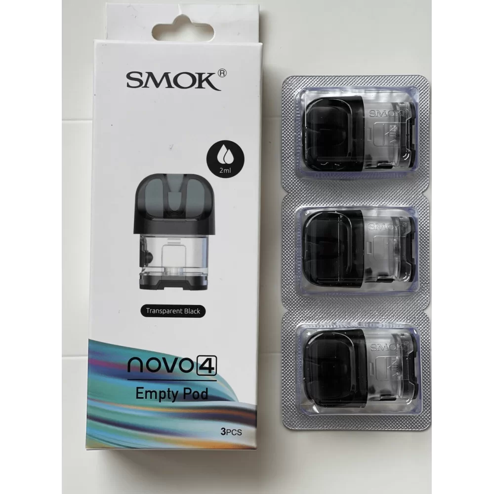 Сменный Картридж Smok NOVO 4 чёрный 2 мл без испарителя - не для MINI! Сменный Картридж Smok NOVO 4 чёрный 2 мл без испарителя - не для MINI!