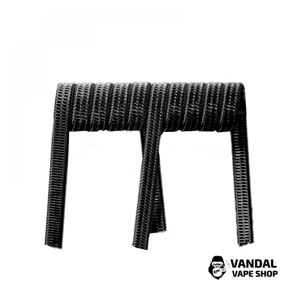 Спіраль Triple Staggered (A1) 0.4x3+n80/0.12 0.13 Ohm (dual) WR5 Ф3 Спіраль Triple Staggered (A1) 0.4x3+n80/0.12 0.13 Ohm (dual) WR5 Ф3