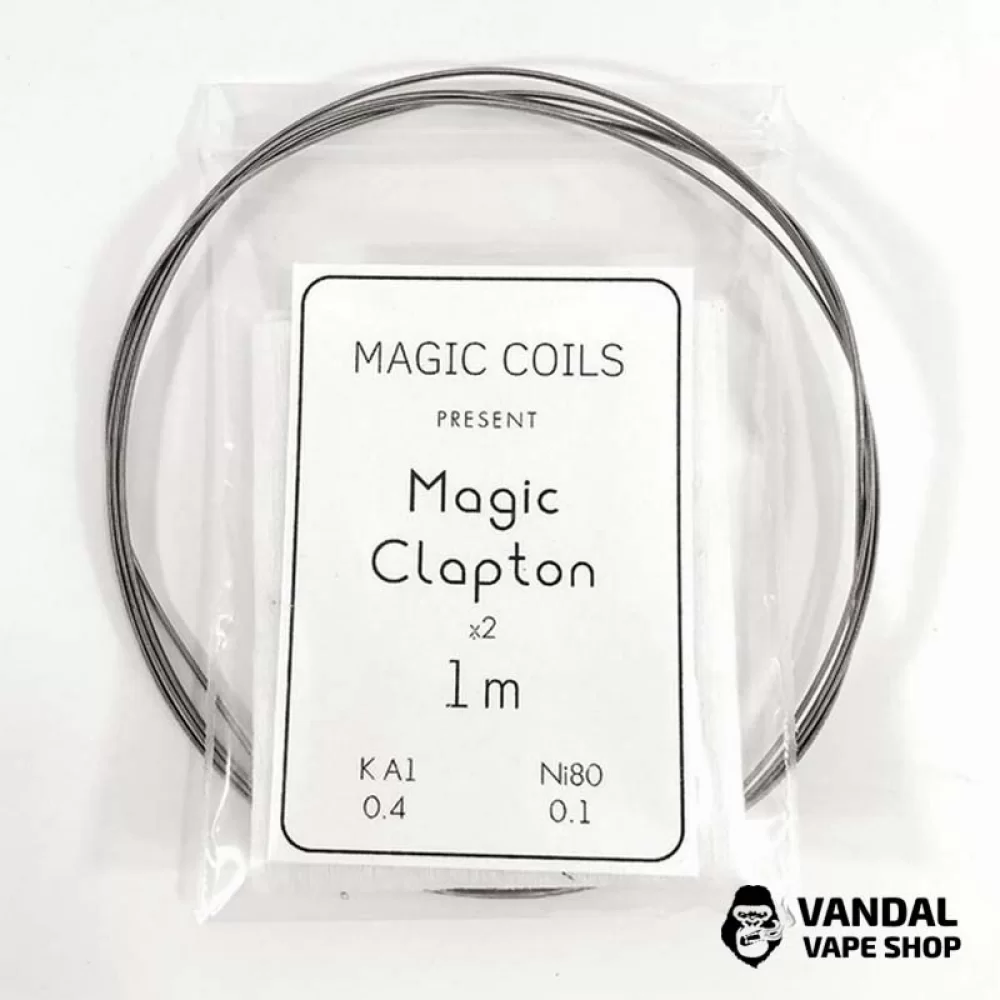 Проволока для спирали Magic Coils Clapton - SS316 0.5 мм Nichrome 0.1 мм 1 м Проволока для спирали Magic Coils Clapton - SS316 0.5 мм Nichrome 0.1 мм 1 м