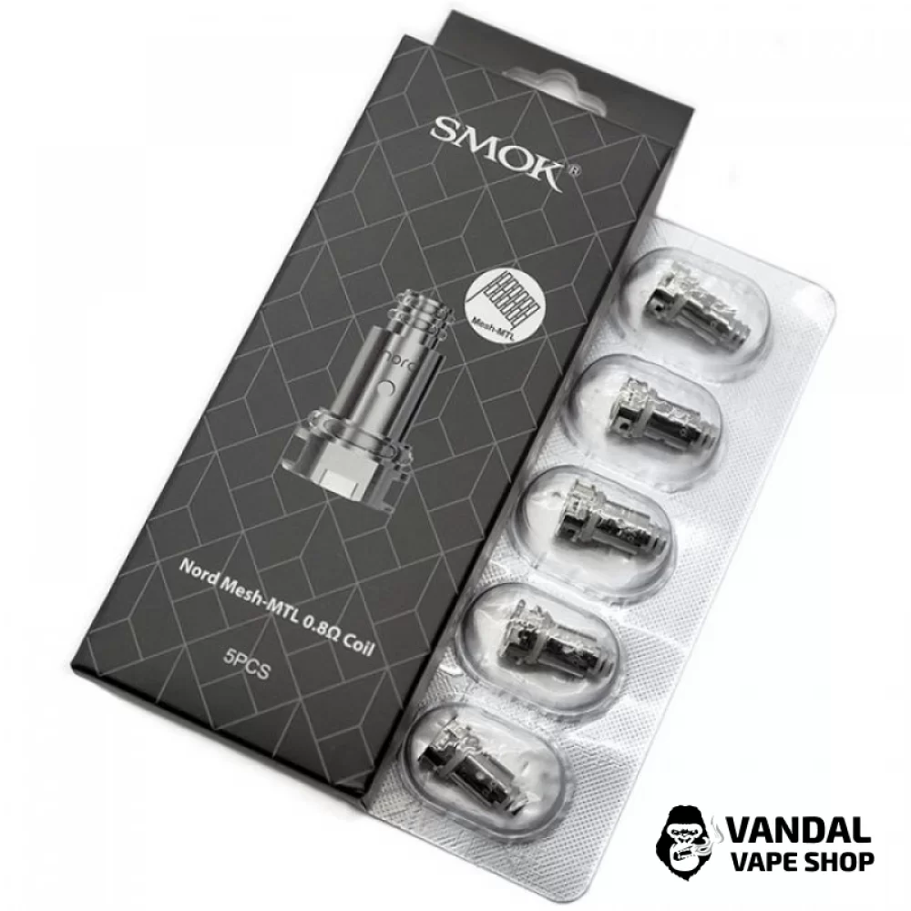 Сменный Испаритель Smok Nord 0.8 ohm Mesh MTL Nord Coils