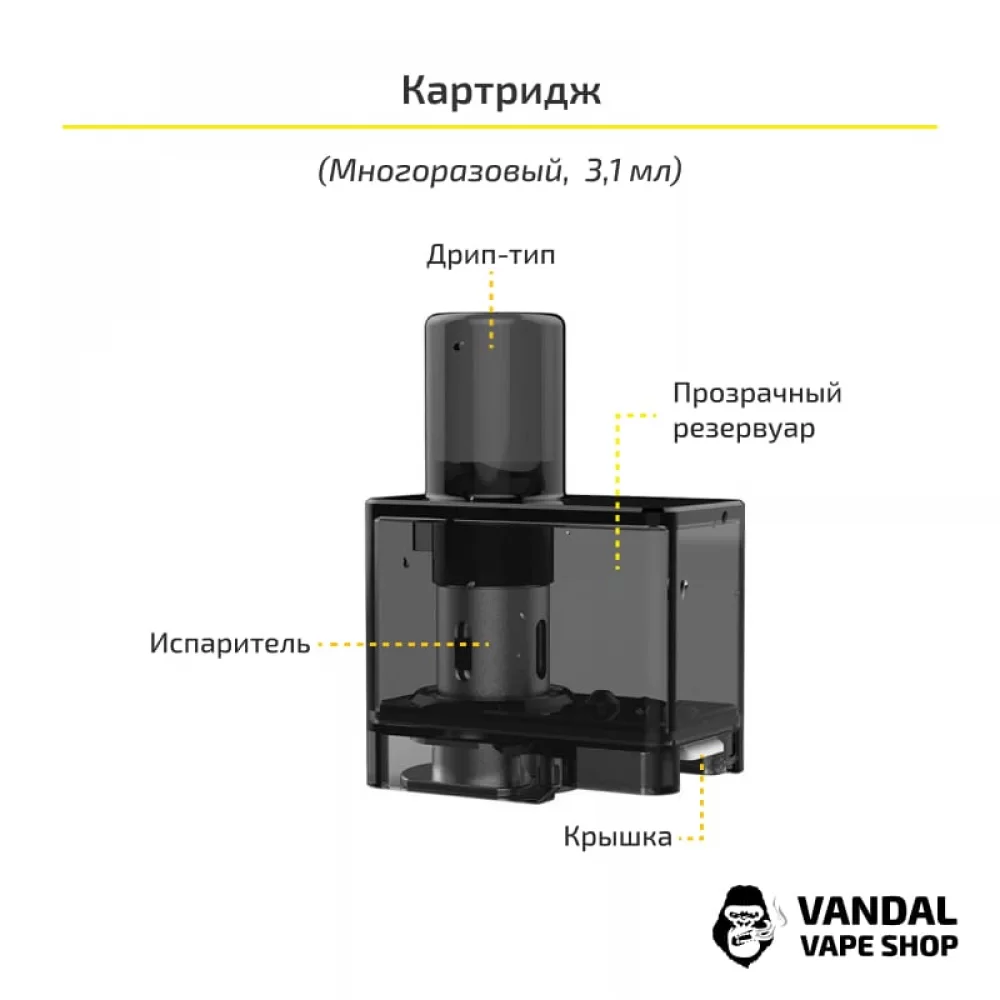 Стартовый набор Suorin Elite Pod Kit в синей расцветке