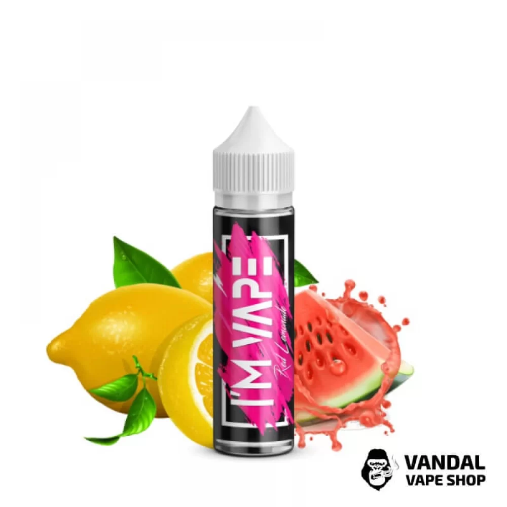 Жидкость I'М VAPE - Red Lemonade 60 мл 0 мг НА ОРГАНИЧЕСКОМ НИКОТИНЕ СО ВКУСОМ лимонада и арбуза Жидкость I'М VAPE - Red Lemonade 60 мл 0 мг НА ОРГАНИЧЕСКОМ НИКОТИНЕ СО ВКУСОМ лимонада и арбуза