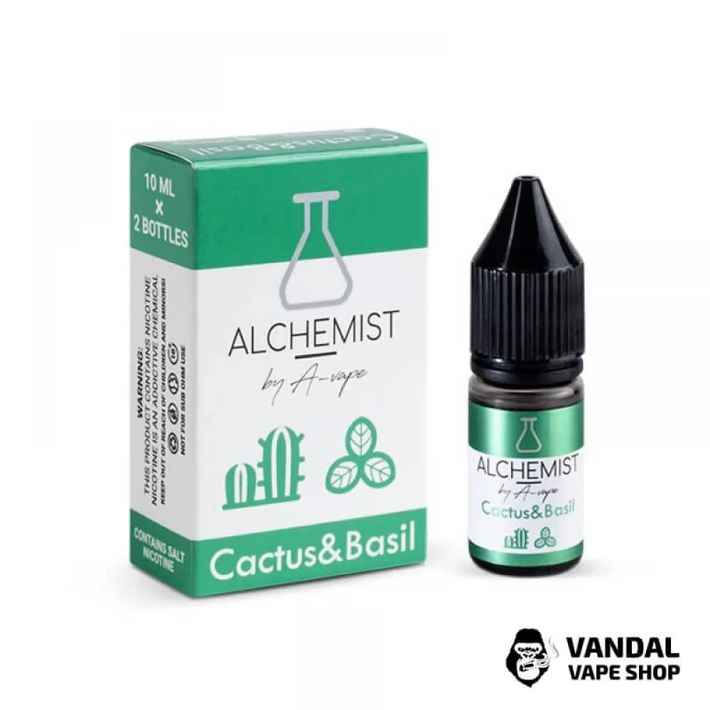 ЖИДКОСТЬ ALCHEMIST - Cactus 10 мл 35 мг НА СОЛЕВОМ НИКОТИНЕ СО ВКУСОМ кактуса и базилика ЖИДКОСТЬ ALCHEMIST - Cactus 10 мл 35 мг НА СОЛЕВОМ НИКОТИНЕ СО ВКУСОМ кактуса и базилика