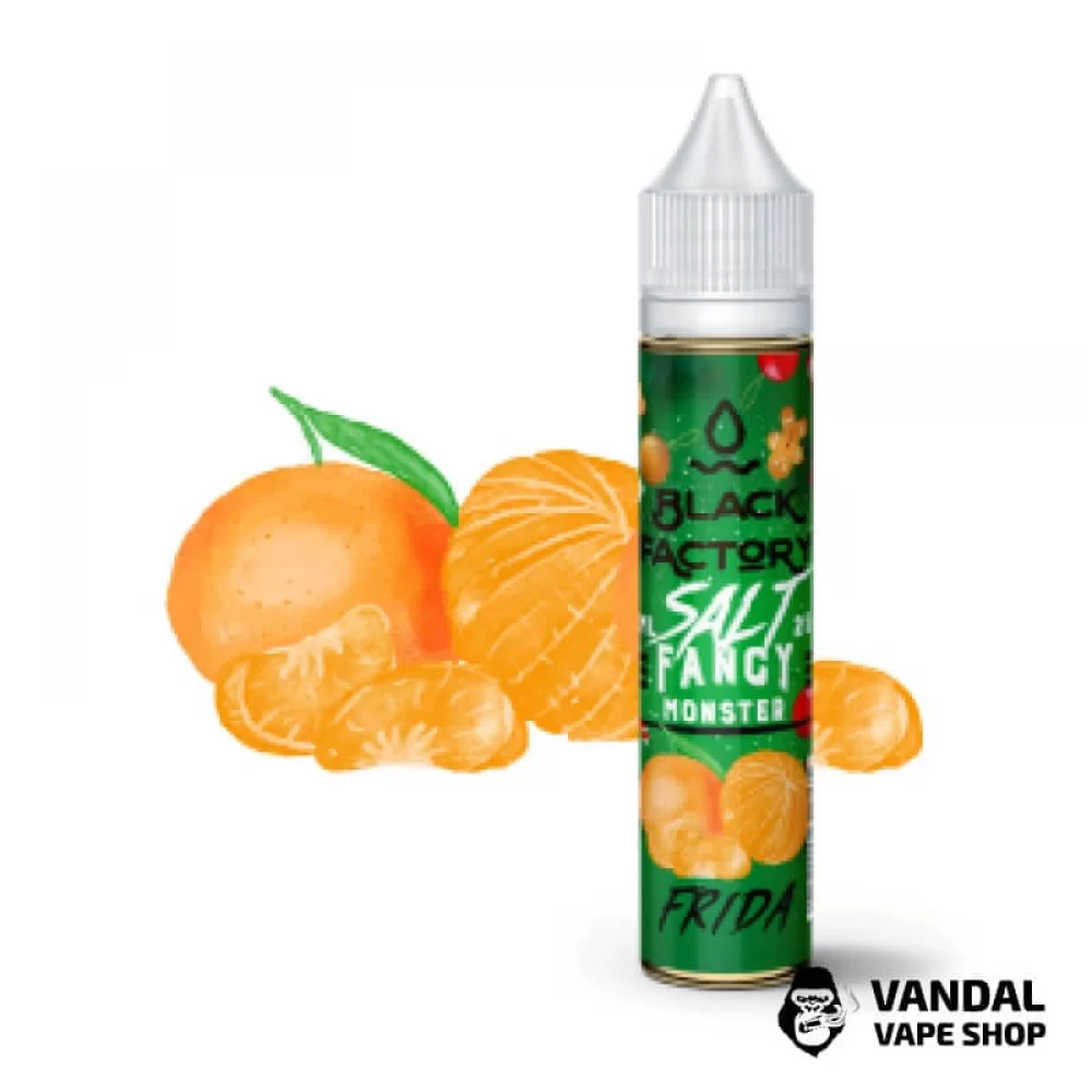 ЖИДКОСТЬ FANCY MONSTER (BLACK FACTORY) SALT - Frida 30 МЛ 50 мг НА СОЛЕВОМ НИКОТИНЕ СО ВКУСОМ мандарина ЖИДКОСТЬ FANCY MONSTER (BLACK FACTORY) SALT - Frida 30 МЛ 50 мг НА СОЛЕВОМ НИКОТИНЕ СО ВКУСОМ мандарина