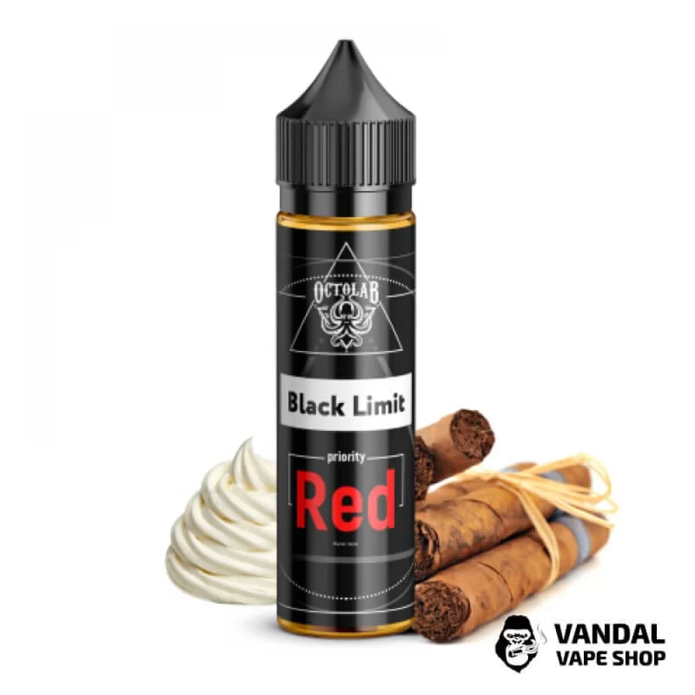 ЖИДКОСТЬ Black Limit - Red 60 мл 5 мг НА органическом НИКОТИНЕ СО ВКУСОМ Табака с заварным кремом ЖИДКОСТЬ Black Limit - Red 60 мл 5 мг НА органическом НИКОТИНЕ СО ВКУСОМ Табака с заварным кремом