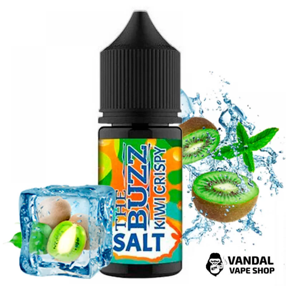 ЖИДКОСТЬ The Buzz Salt - 30 мл НА СОЛЕВОМ НИКОТИНЕ 50 мг со вкусом киви с холодком