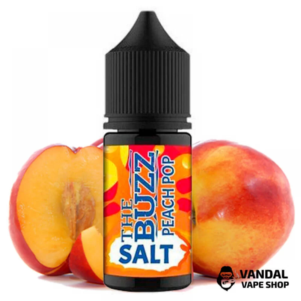 ЖИДКОСТЬ The Buzz Salt - 30 мл НА СОЛЕВОМ НИКОТИНЕ 25 мг со вкусом персика