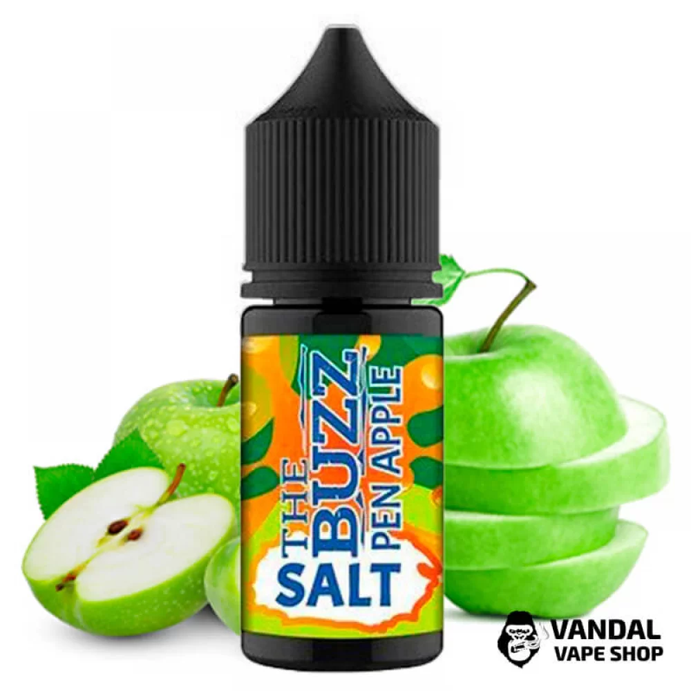 ЖИДКОСТЬ The Buzz Salt - 30 мл НА СОЛЕВОМ НИКОТИНЕ 25 мг со вкусом яблока