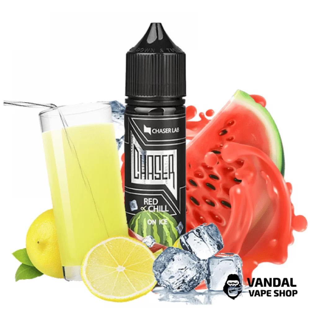 Жидкость Chaser Black Red Chill Ice 60 мл, 6 мг, на органическом никотине, со вкусом лимонада с арбузом и льдом Жидкость Chaser Black Red Chill Ice 60 мл, 6 мг, на органическом никотине, со вкусом лимонада с арбузом и льдом