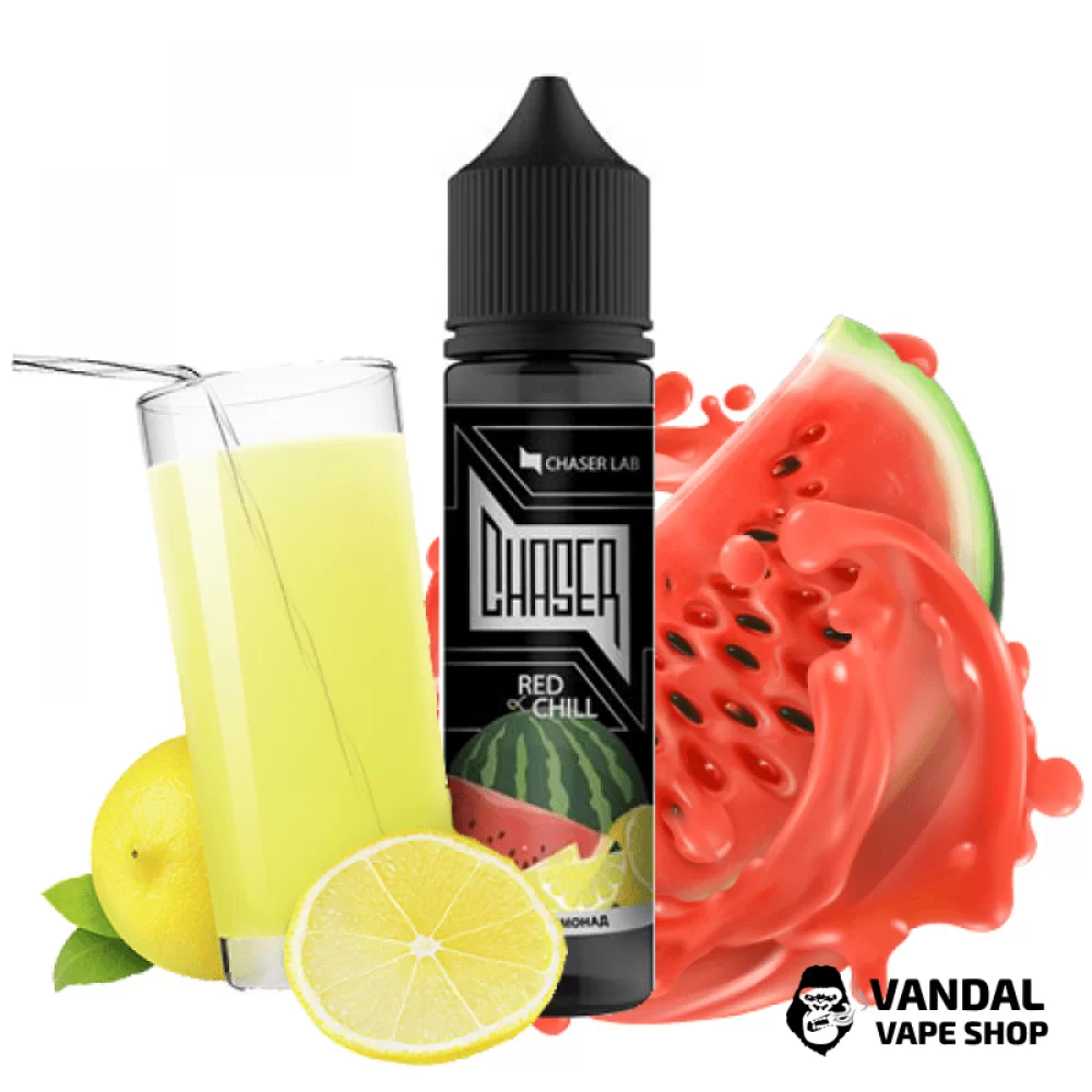 Жидкость Chaser Black Red Chill 60 мл, 3 мг, на органическом никотине, со вкусом лимонада и арбуза