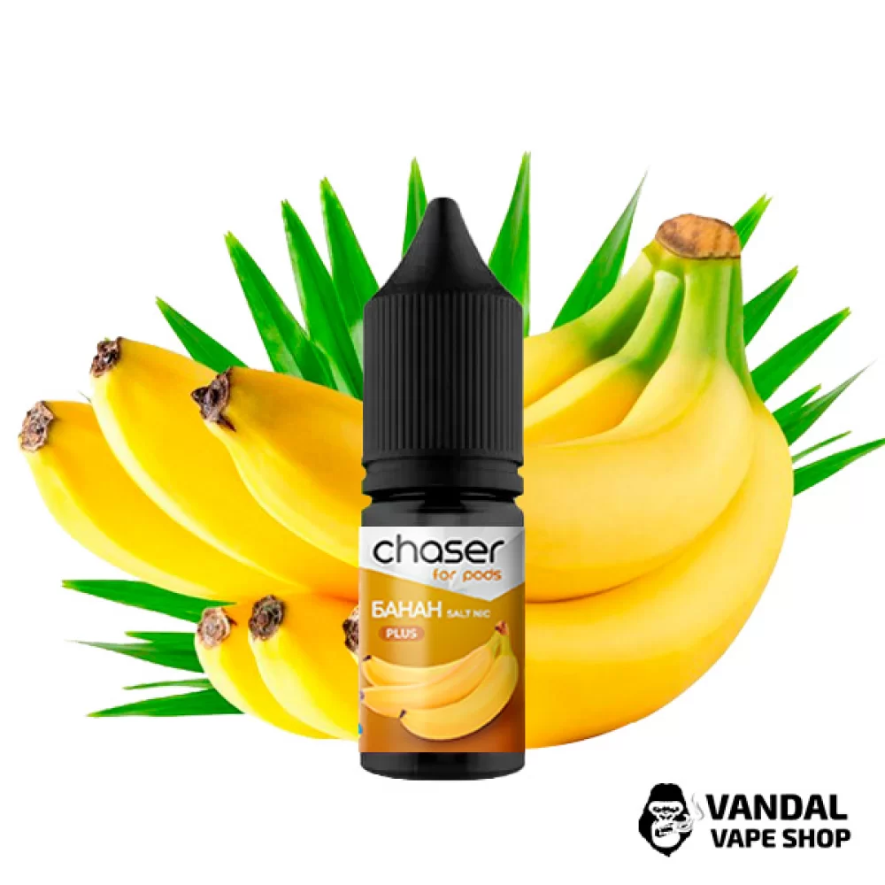 РІДИНА Chaser 10 мл 50 мг НА СОЛЬОВОМУ НІКОТИНІ Зі СМАКОМ Банану РІДИНА Chaser 10 мл 50 мг НА СОЛЬОВОМУ НІКОТИНІ Зі СМАКОМ Банану