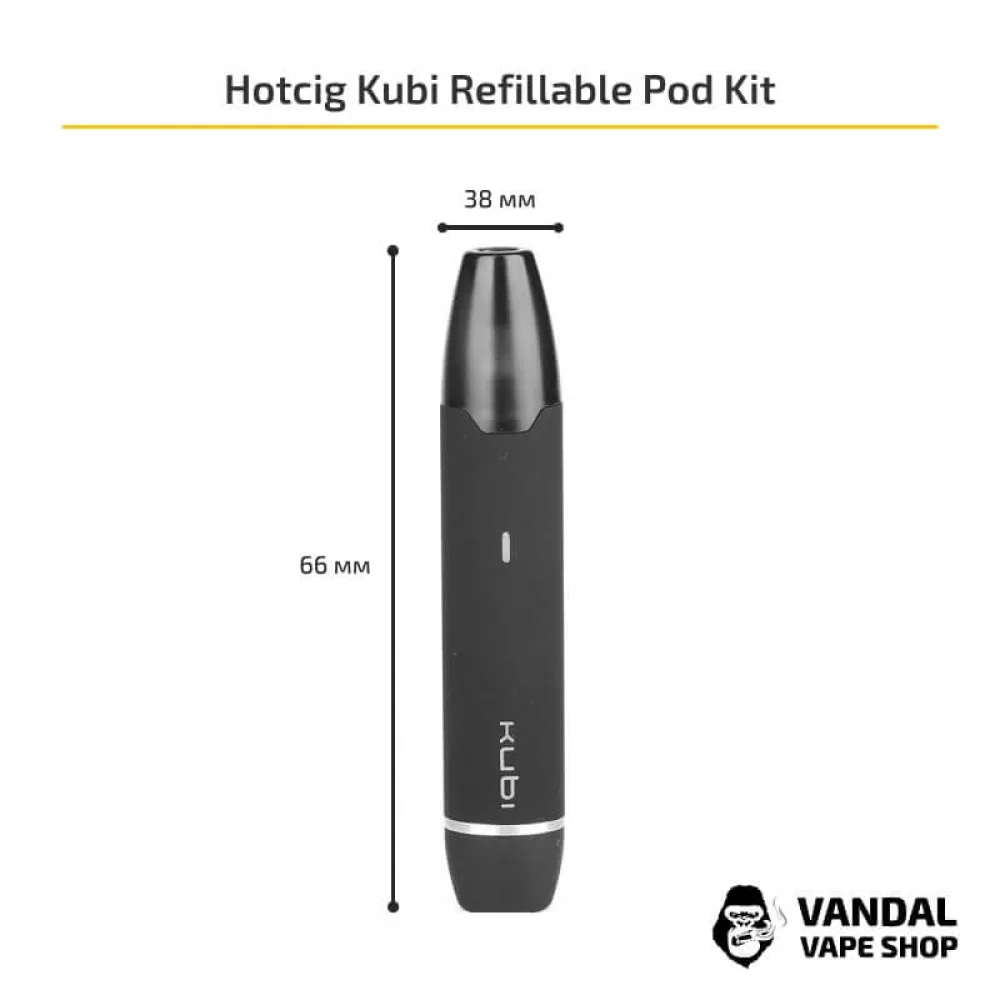 Оригинальная Pod-система Hotcig Kubi Refillable Pod Kit Оригинальная Pod-система Hotcig Kubi Refillable Pod Kit