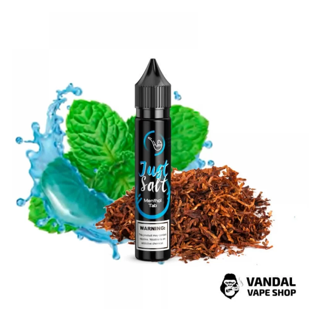 ЖИДКОСТЬ JUST SALT - Menthol Tab 30 мл 45 мг НА СОЛЕВОМ НИКОТИНЕ СО ВКУСОМ табак с ментолом ЖИДКОСТЬ JUST SALT - Menthol Tab 30 мл 45 мг НА СОЛЕВОМ НИКОТИНЕ СО ВКУСОМ табак с ментолом