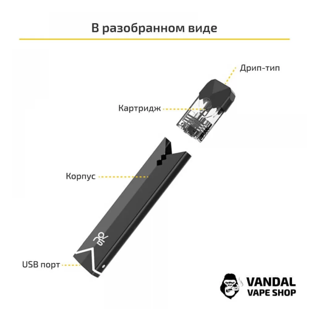Оригінальна Pod-система OVNS Saber S Pod System в срібному кольорі