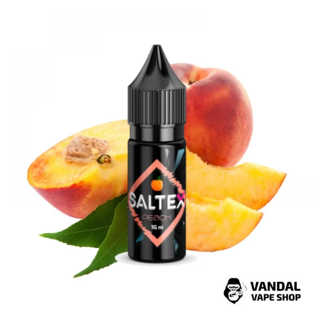 Жидкость Saltex 15 мл 45 мг на солевом никотине со вкусом персика