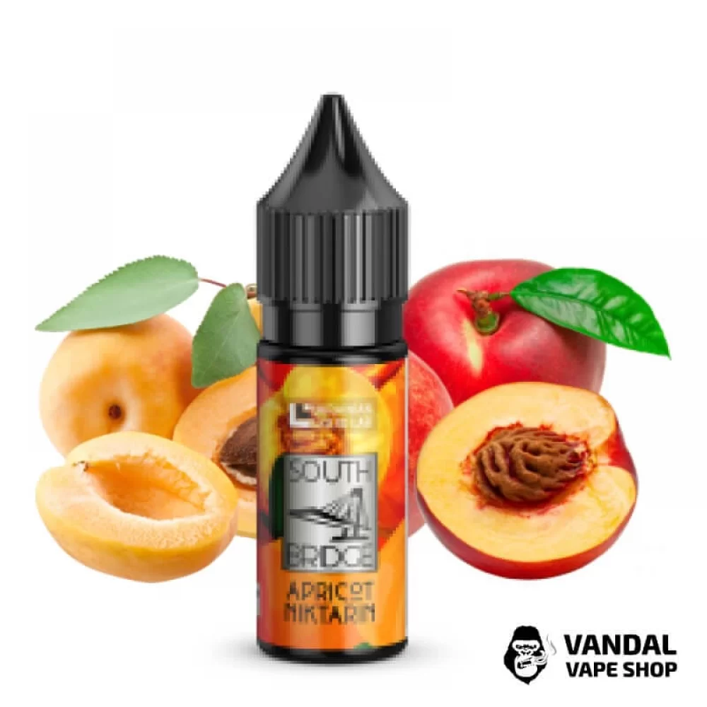 ЖИДКОСТЬ South Bridge - Apricot Nectarin 15 мл 25 мг НА СОЛЕВОМ НИКОТИНЕ СО ВКУСОМ абрикоса и нектарина ЖИДКОСТЬ South Bridge - Apricot Nectarin 15 мл 25 мг НА СОЛЕВОМ НИКОТИНЕ СО ВКУСОМ абрикоса и нектарина