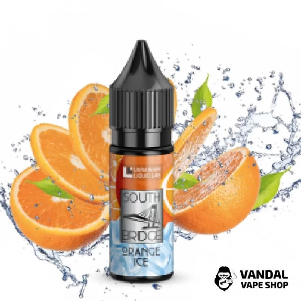 ЖИДКОСТЬ South Bridge - Orange Ice 15 мл 25 мг НА СОЛЕВОМ НИКОТИНЕ СО ВКУСОМ апельсина со льдом ЖИДКОСТЬ South Bridge - Orange Ice 15 мл 25 мг НА СОЛЕВОМ НИКОТИНЕ СО ВКУСОМ апельсина со льдом
