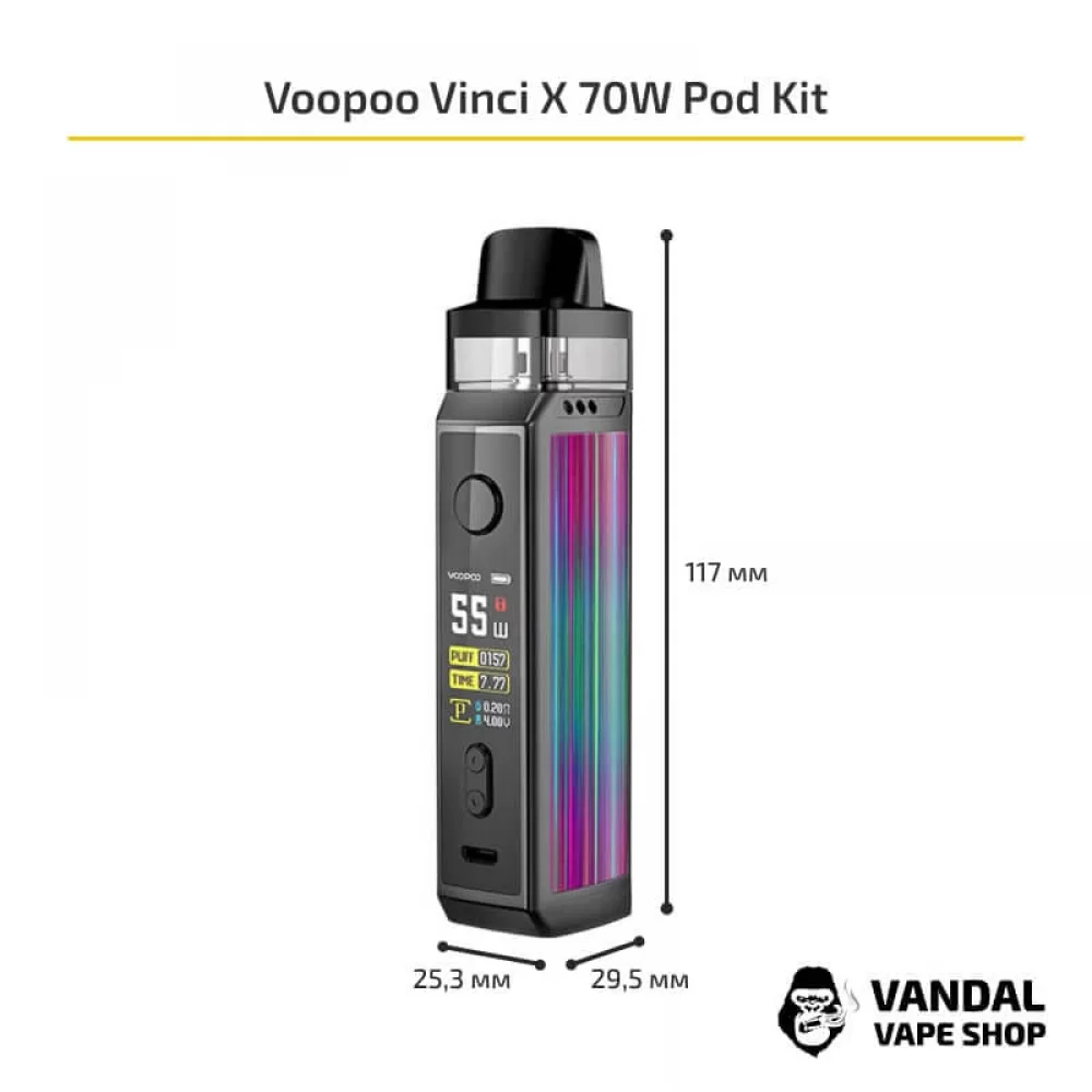 Voopoo Vinci X 70W Pod Kit (Original) Teal Blue