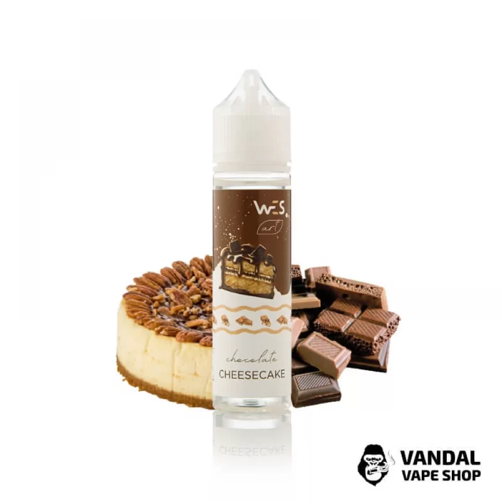 Жидкость WES ART - Cheesecake 60 мл 0 мг НА ОРГАНИЧЕСКОМ НИКОТИНЕ СО ВКУСОМ Шоколадного чизкейка Жидкость WES ART - Cheesecake 60 мл 0 мг НА ОРГАНИЧЕСКОМ НИКОТИНЕ СО ВКУСОМ Шоколадного чизкейка