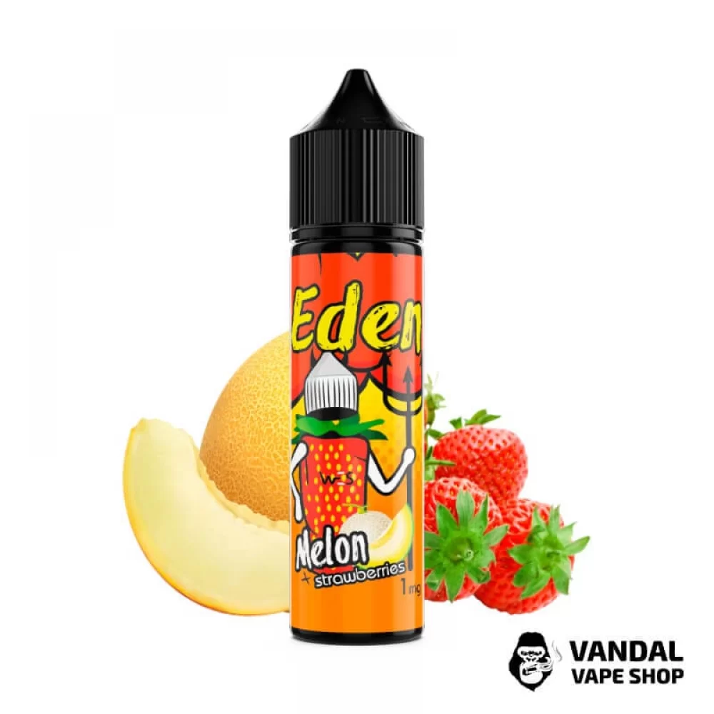 Жидкость WES Split - Eden 60 мл 3 мг НА ОРГАНИЧЕСКОМ НИКОТИНЕ СО ВКУСОМ дыни с клубникой