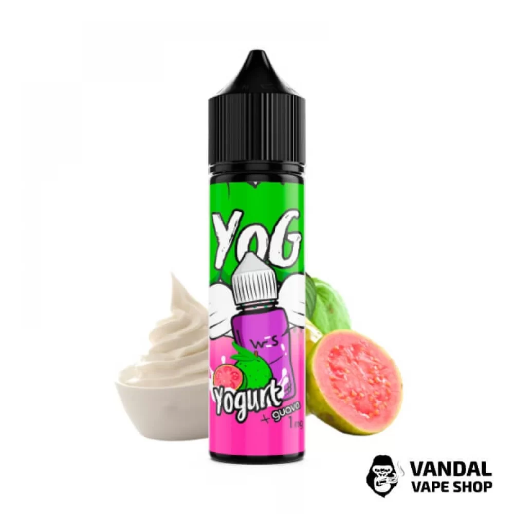 Жидкость WES Split - Yog 60 мл 6 мг НА ОРГАНИЧЕСКОМ НИКОТИНЕ СО ВКУСОМ Йогурта с гуавой			