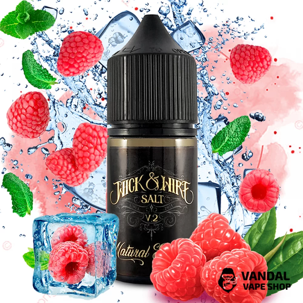 Жидкость Wick&Wire V2 Salt Natural Explosion - 30 мл, 25 мг на солевом никотине со вкусом малины с холодком Жидкость Wick&Wire V2 Salt Natural Explosion - 30 мл, 25 мг на солевом никотине со вкусом малины с холодком